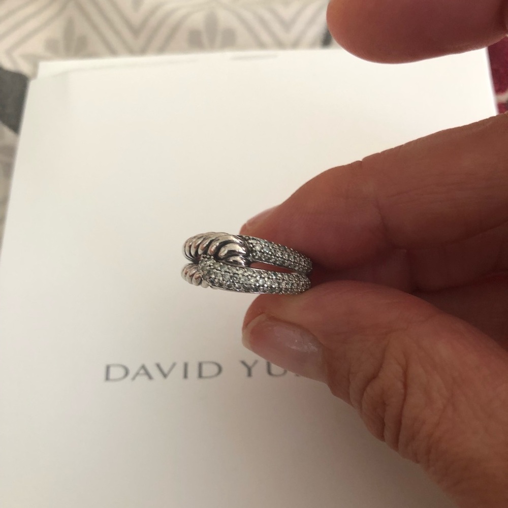 David Yurman Diamond infinity ring